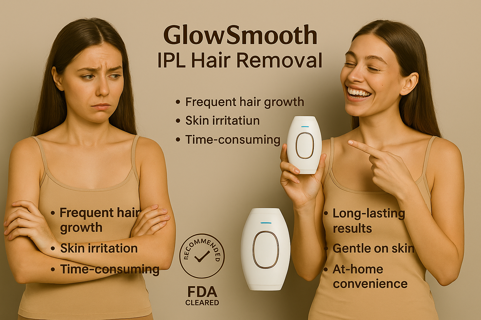 GlowSmooth IPL Hair Remover